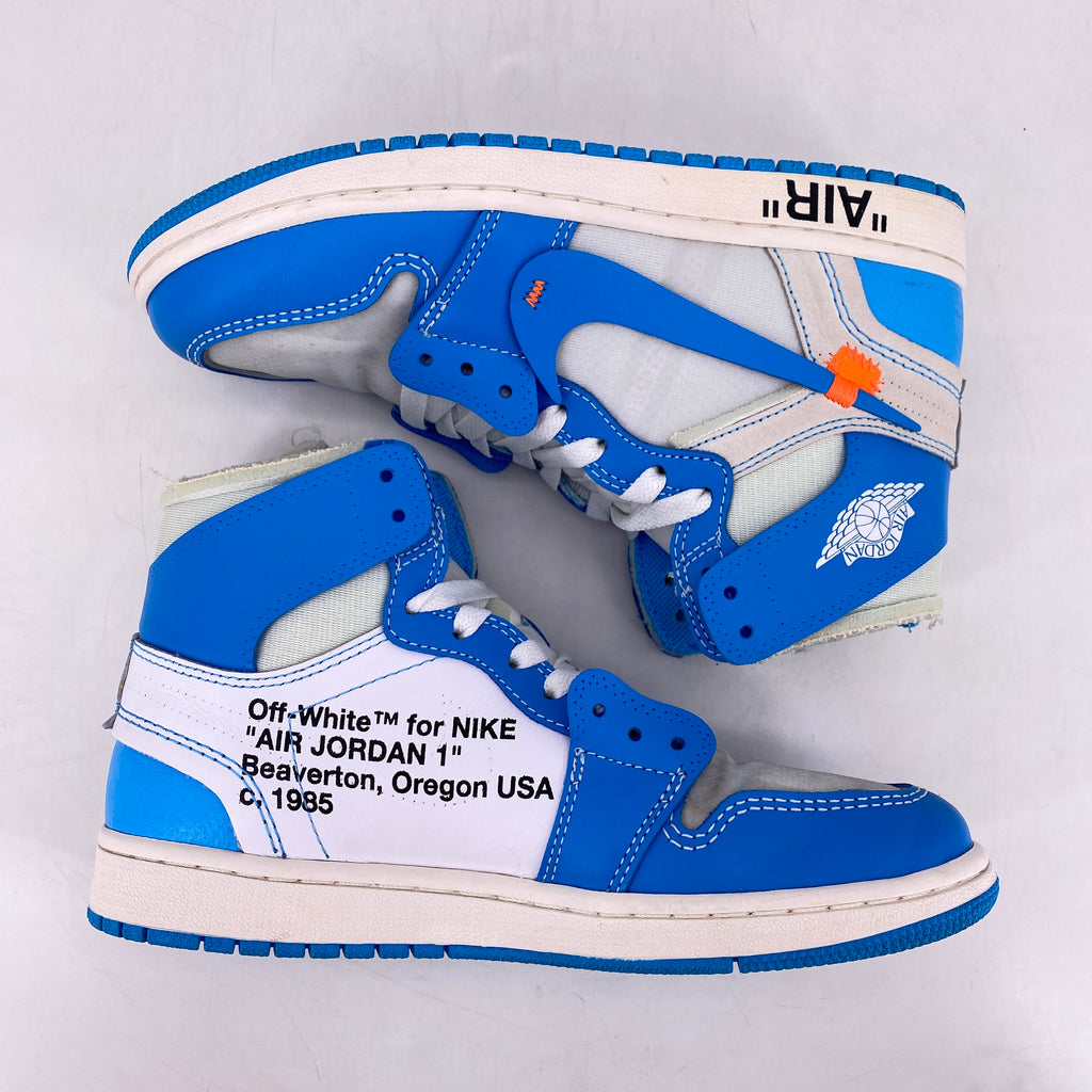 Air Jordan 1 Retro High OG "Off White Unc" 2018 Used Size 7