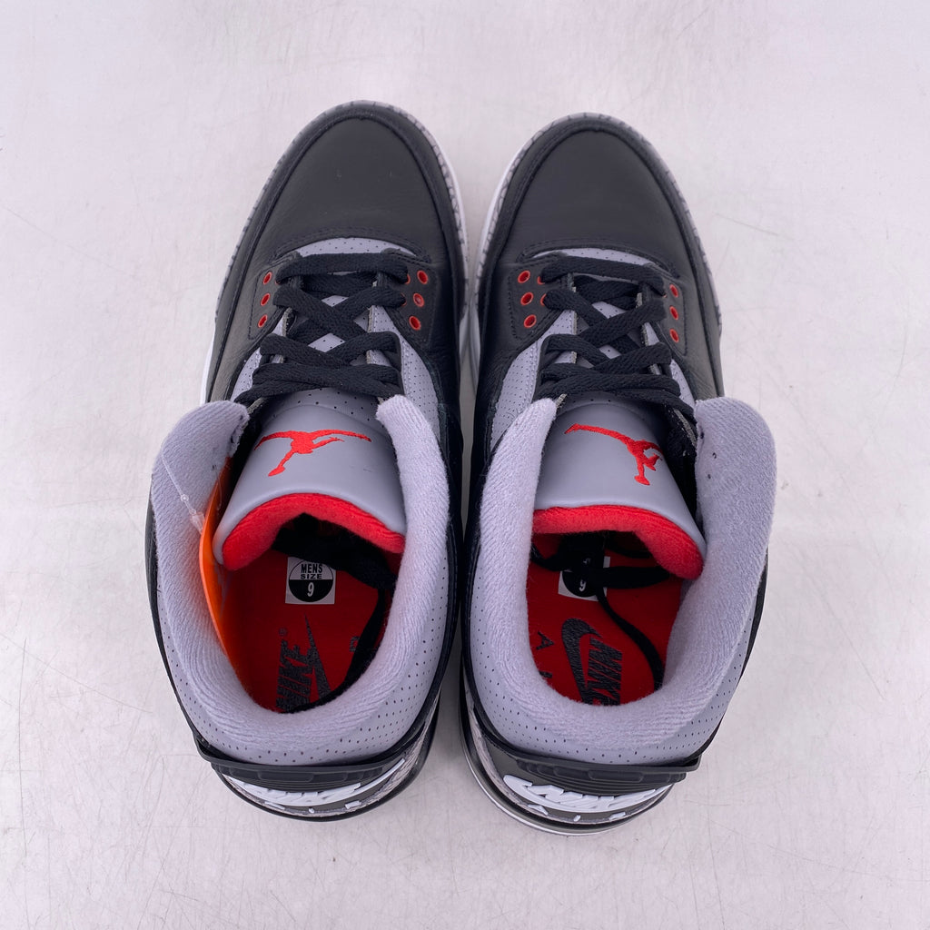 Air Jordan 3 Retro "Black Cement" 2024 New Size 9