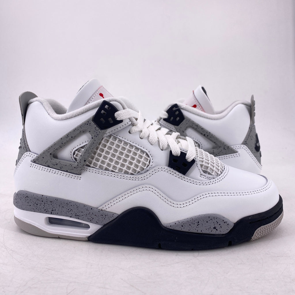 Air Jordan (GS) 4 Retro "White Cement" 2025 New Size 7Y