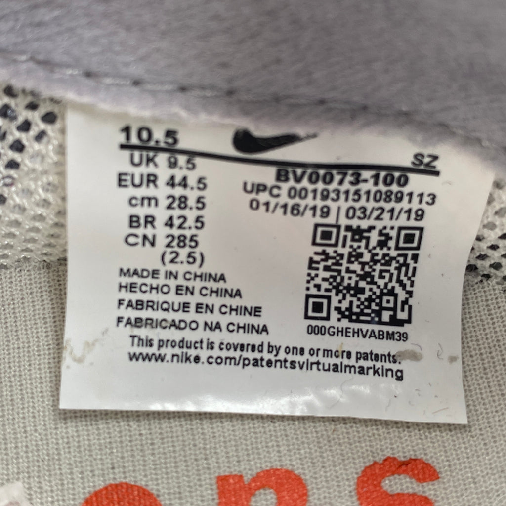 Nike LD WAFFLE / Sacai "Summit White" 2019 Used Size 10.5