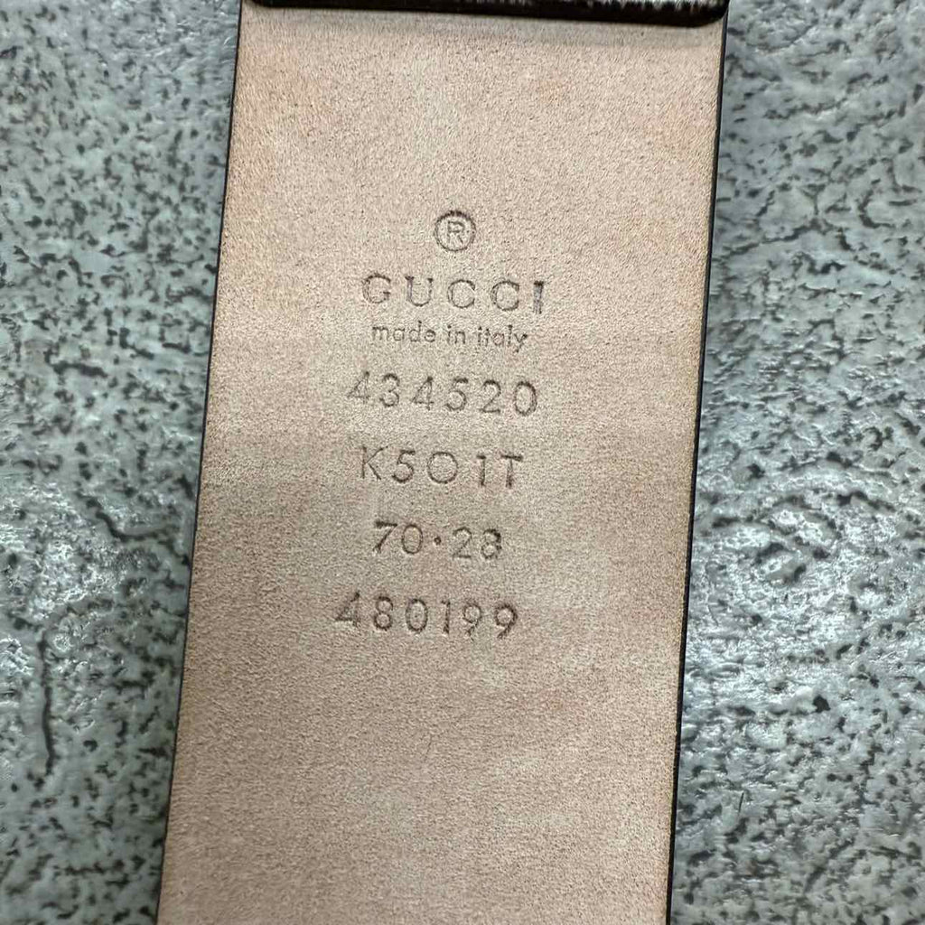 Gucci (W) Belt "SNAKE" New Brown Size 28