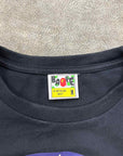 Bape T-Shirt "TIE DYE APE HEAD" Black Used Size M