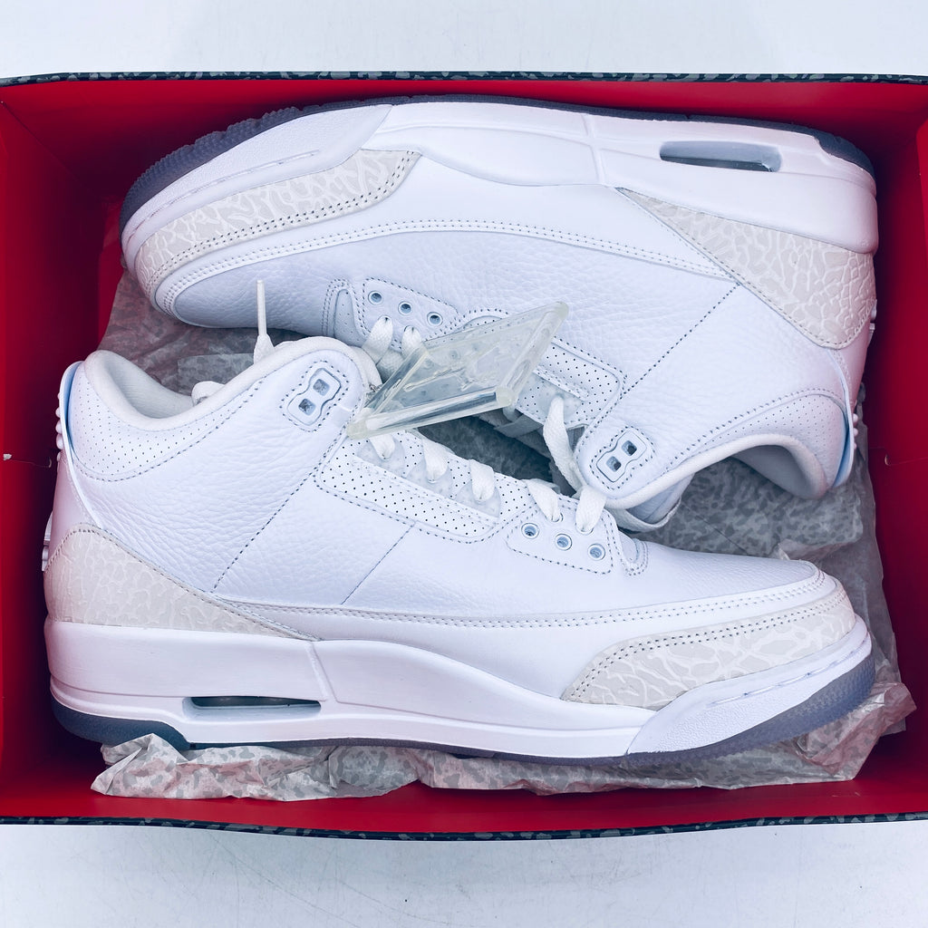 Air Jordan 3 Retro "Pure White" 2018 New Size 10
