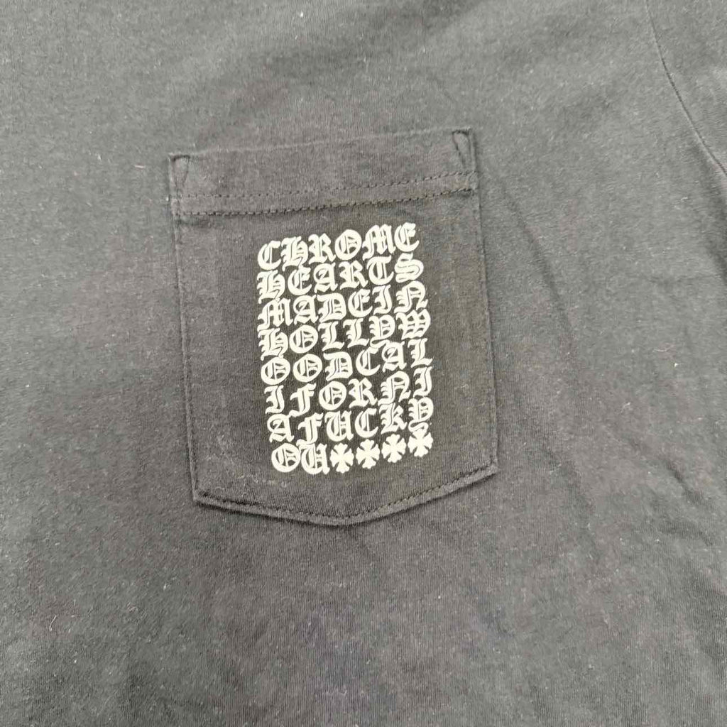 Chrome Hearts T-Shirt "MULTI LOGO" Black Used Size 2XL