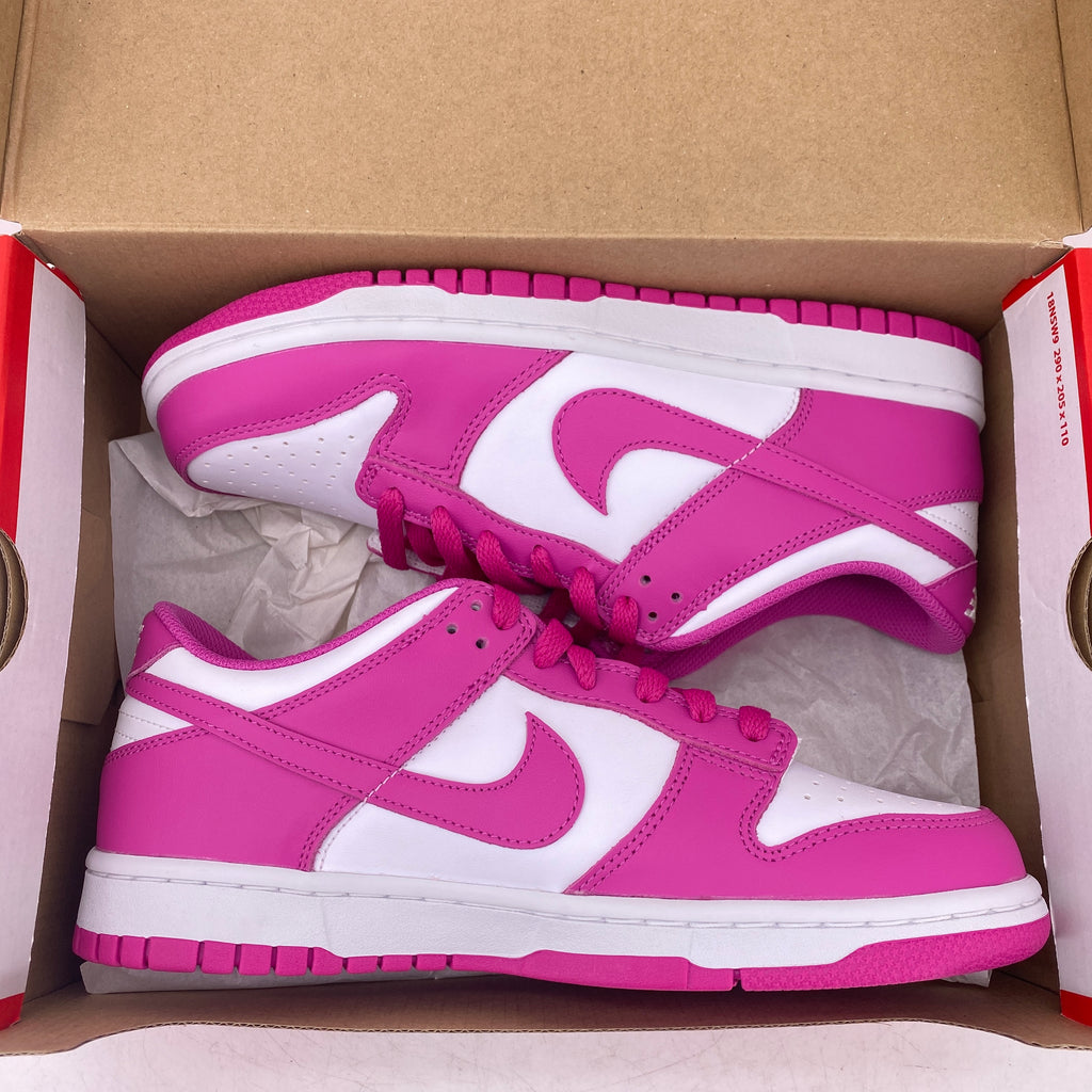 Nike (GS) Dunk Low "Active Fuchsia" 2023 New Size 7Y