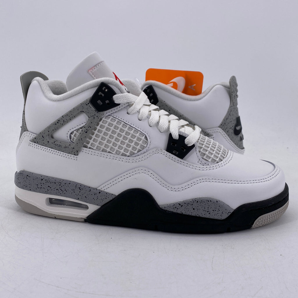 Air Jordan (GS) 4 Retro "White Cement" 2025 New Size 7Y