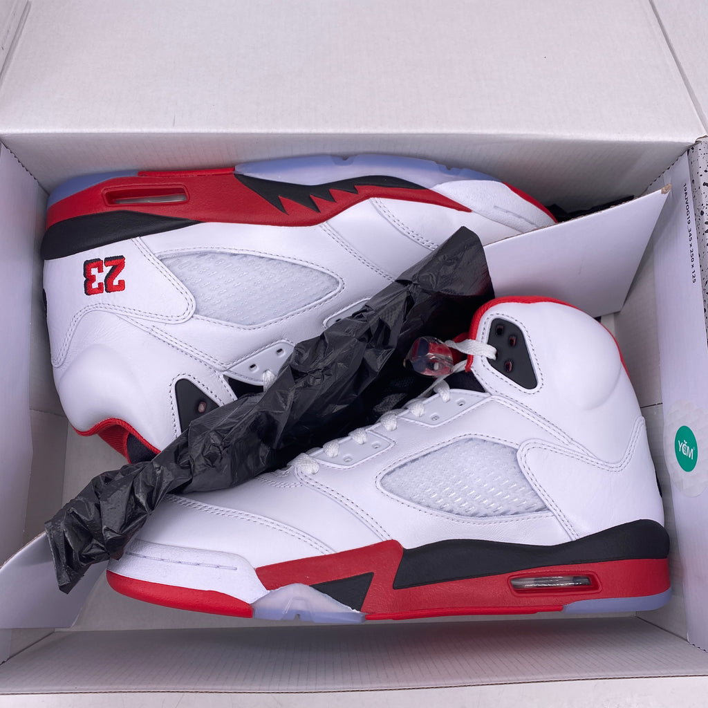 Air Jordan 5 Retro "Fire Red Black Tongue" 2025 New Size 9.5