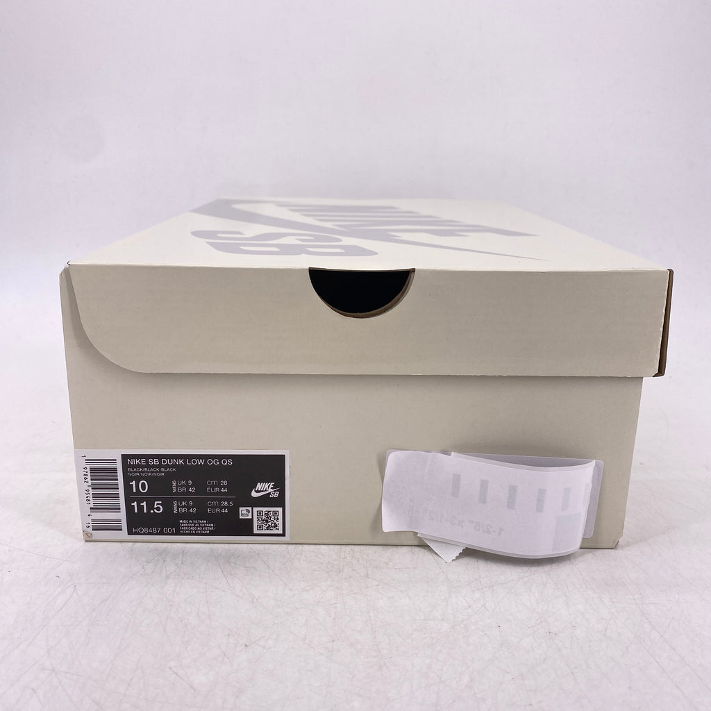 Nike SB Dunk Low "Supreme 94 Black" 2025 New Size 10