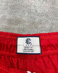 Eric Emanuel Mesh Shorts "I LOVE NY" Red New Size M