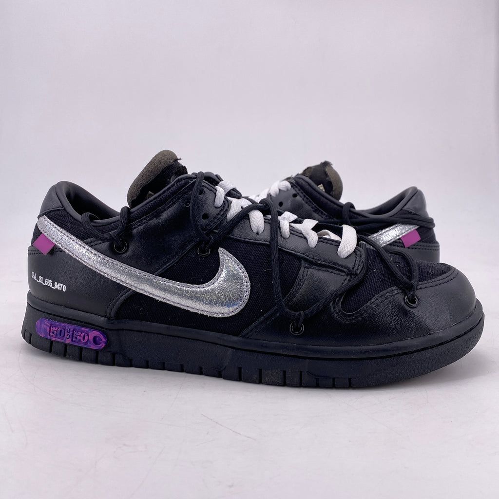 Nike Dunk Low / OW "Lot 50" 2021 Used Size 9