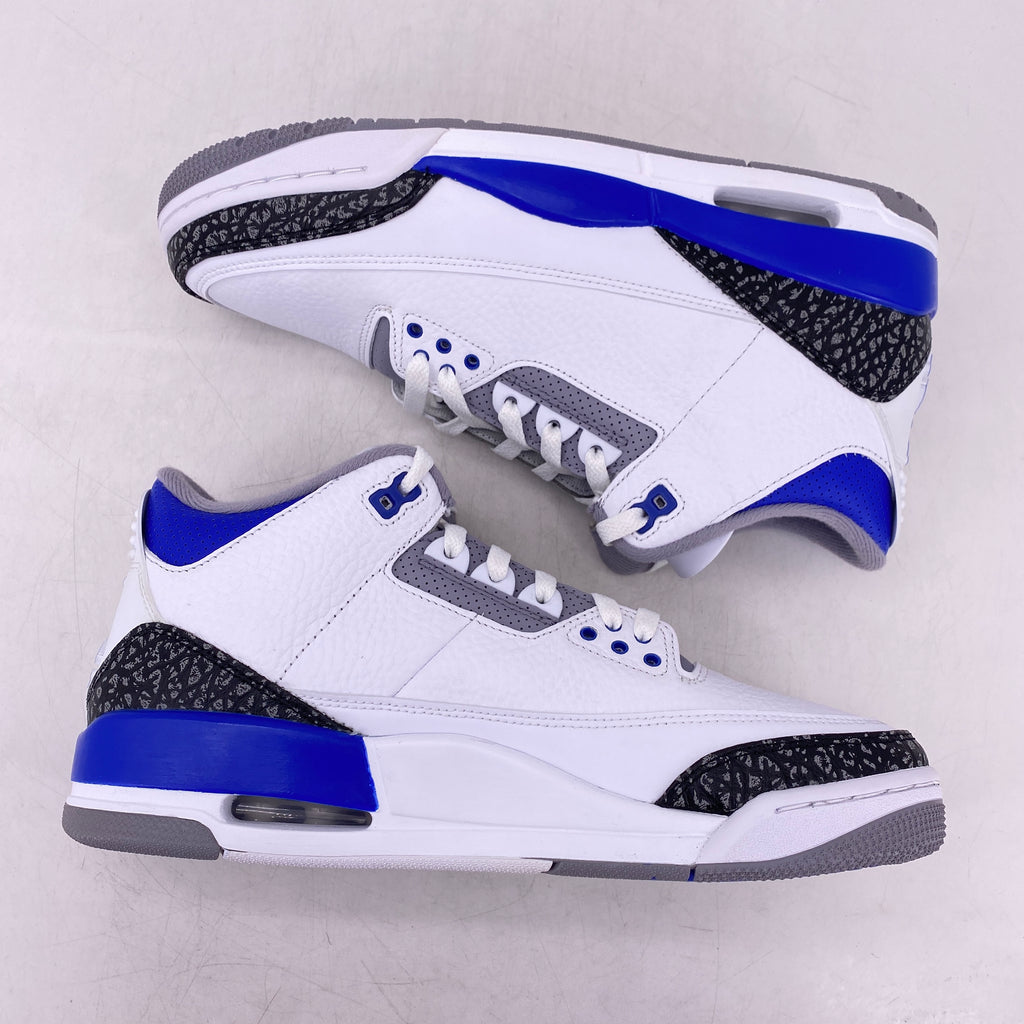 Air Jordan 3 Retro "Racer Blue" 2021 New Size 9.5