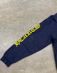 Chrome Hearts Hoodie "VERTICAL LOGO" Navy Used Size XL