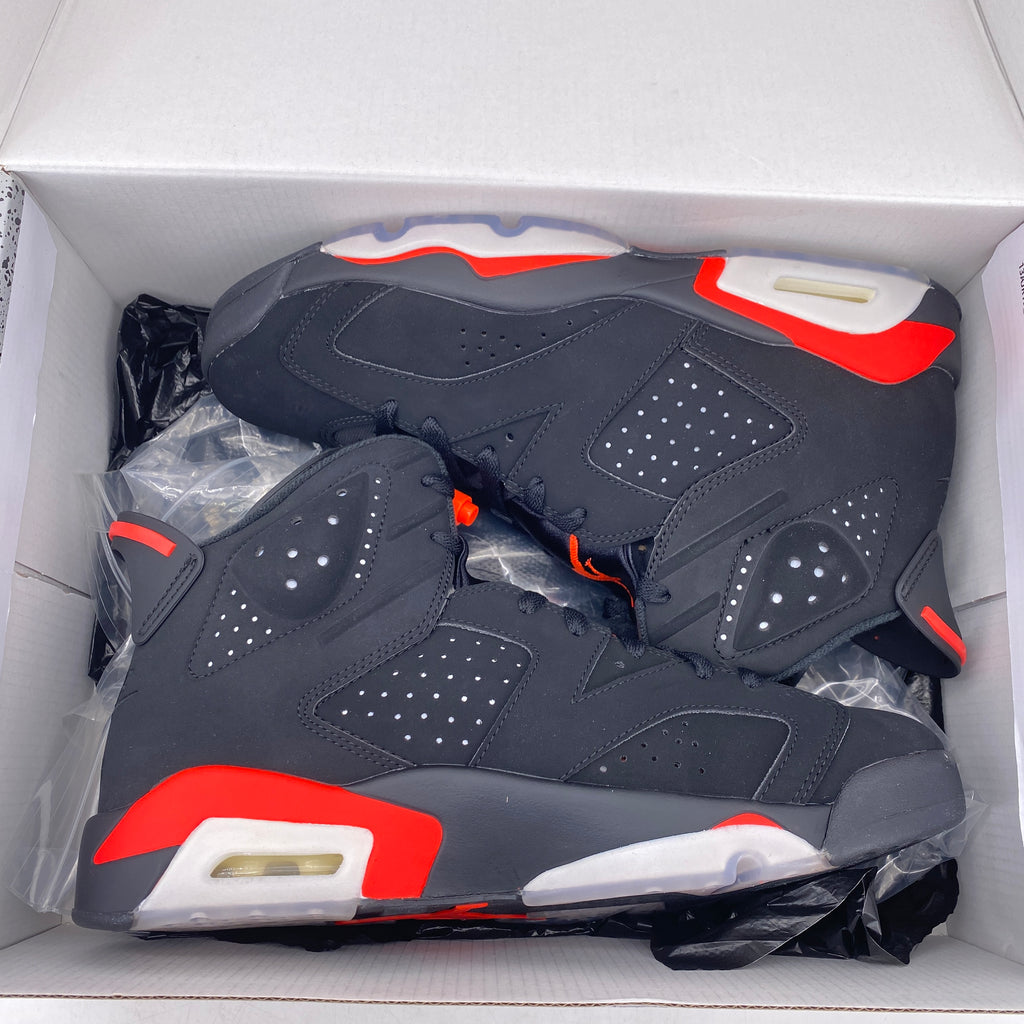 Air Jordan 6 Retro "Black Infrared" 2019 New Size 9.5