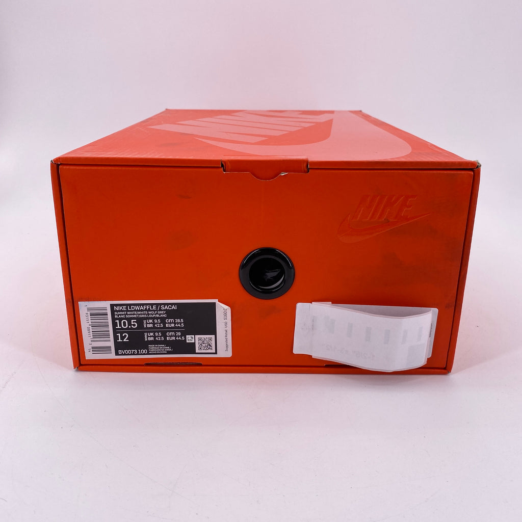 Nike LD WAFFLE / Sacai "Summit White" 2019 Used Size 10.5