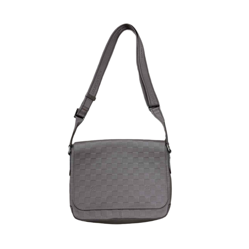 Louis Vuitton Messenger Bag "DISTRICT" New Grey Size PM