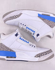Air Jordan 3 Retro "Unc" 2020 Used Size 9.5
