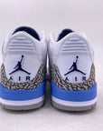 Air Jordan 3 Retro "Unc" 2020 New Size 8