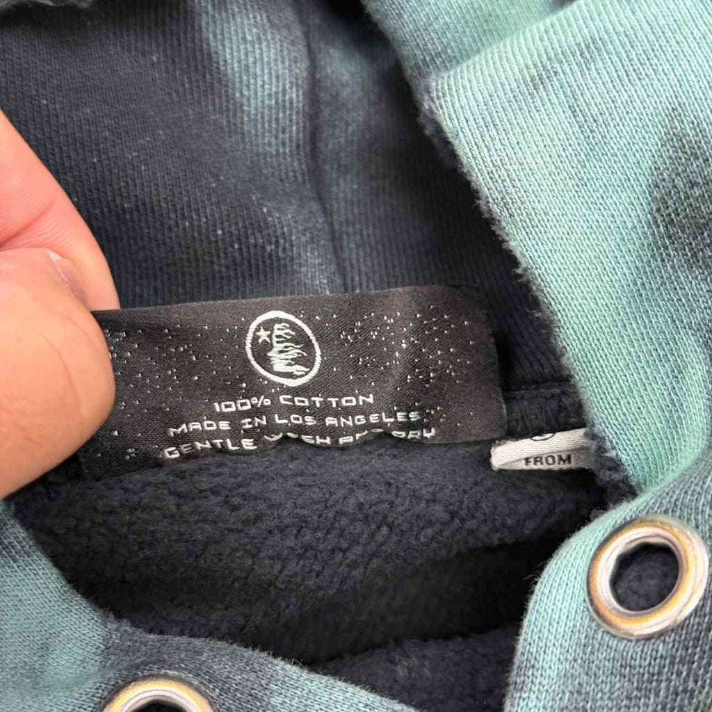 Hellstar Hoodie "PATH TO PARADISE" Green New Size L