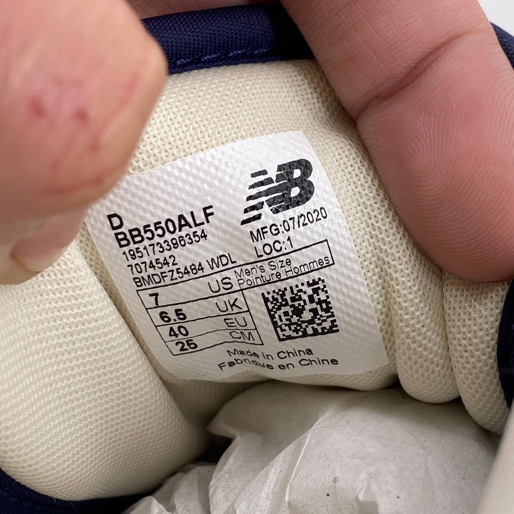 New Balance 550 "Ald Blue" 2020 Used Size 7