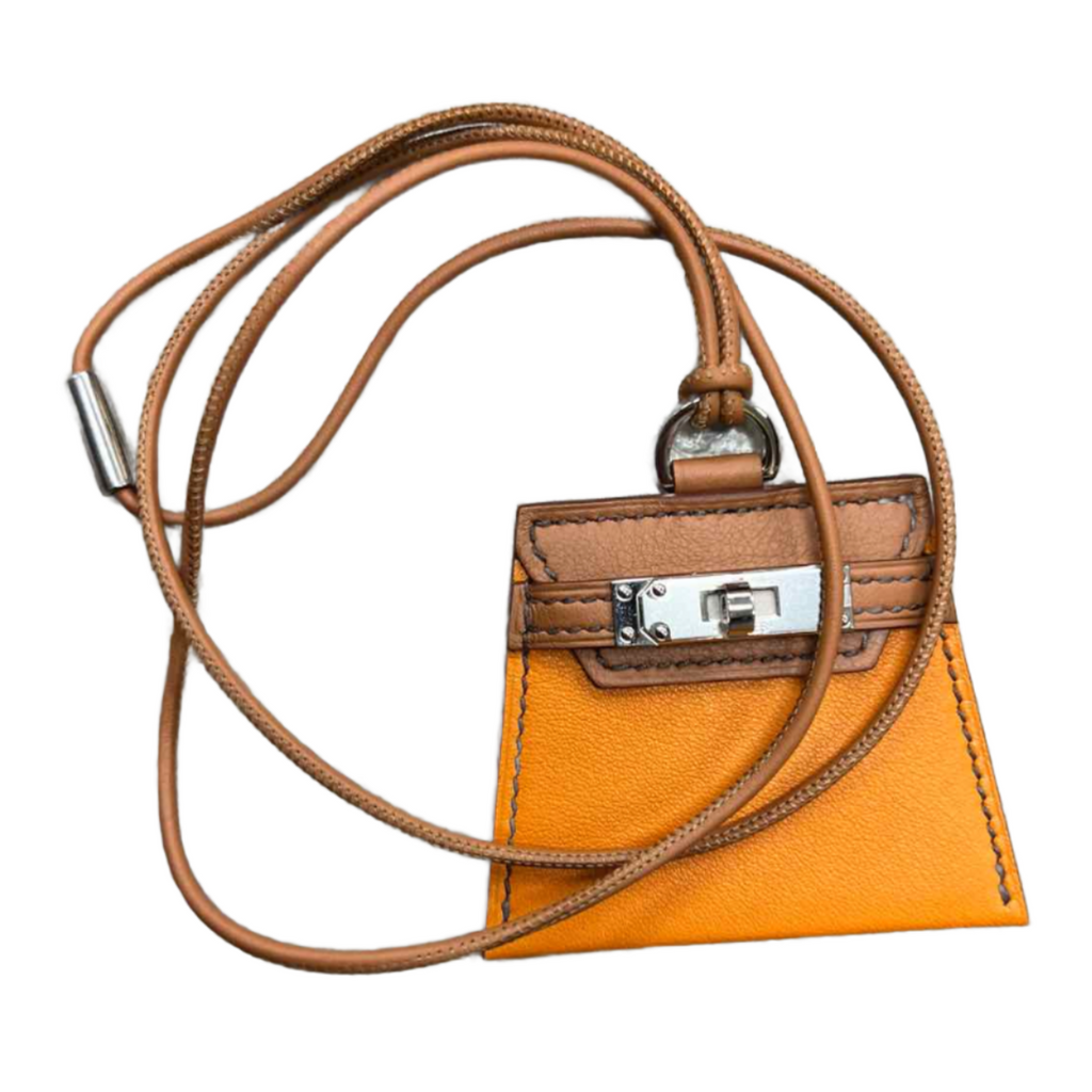 Hermes Lanyard "LEATHER" New Brown