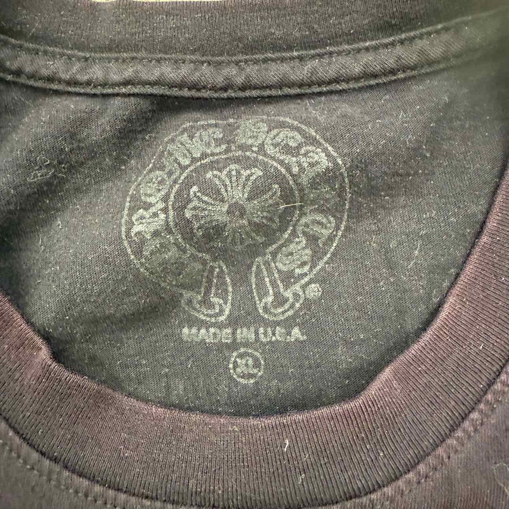 Chrome Hearts Long Sleeve "HORSESHOE STAFF" Black Used Size XL