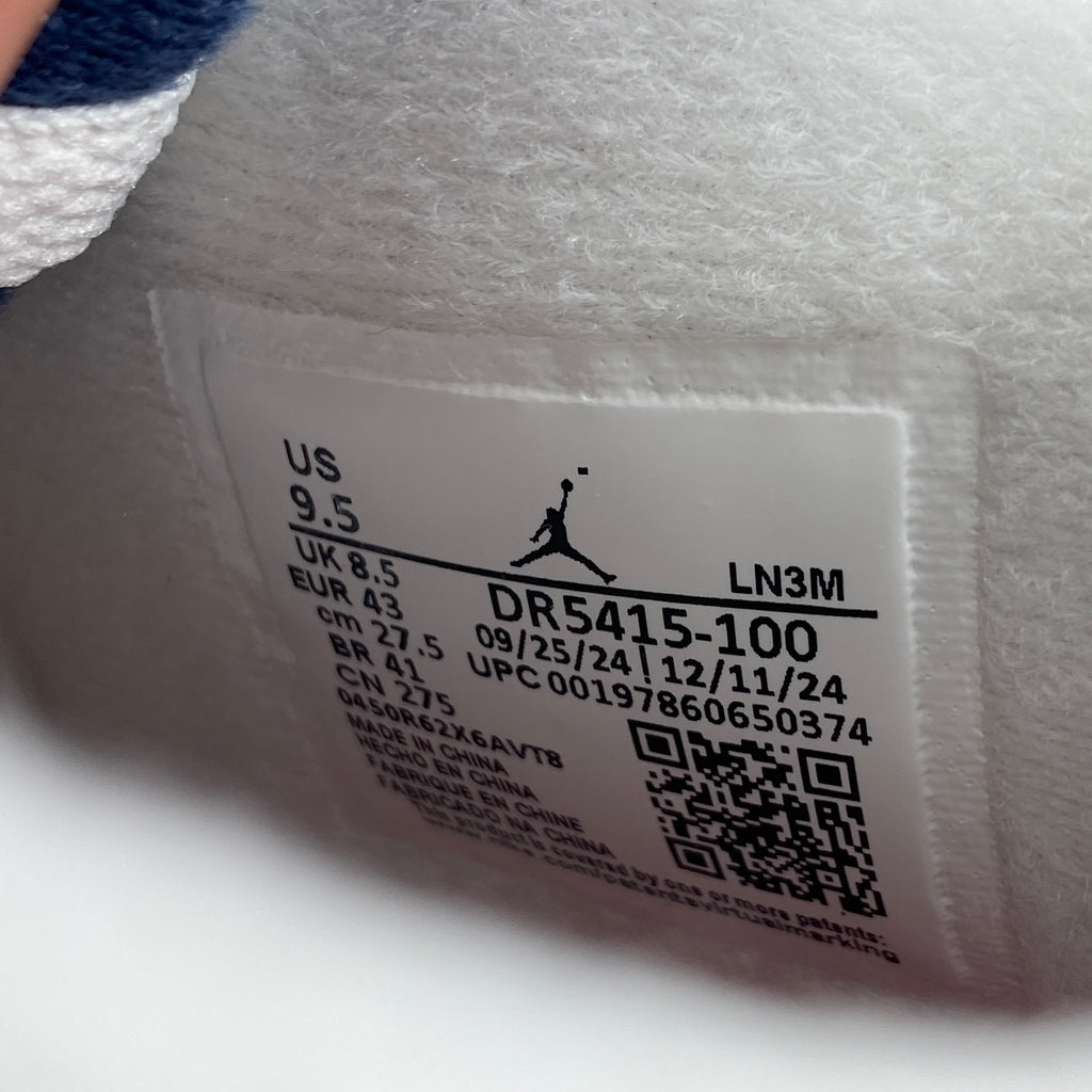 Air Jordan 4 Retro "Navy" 2025 New Size 9.5