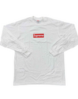 Supreme Long Sleeve "BOX LOGO" White New (Cond) Size L