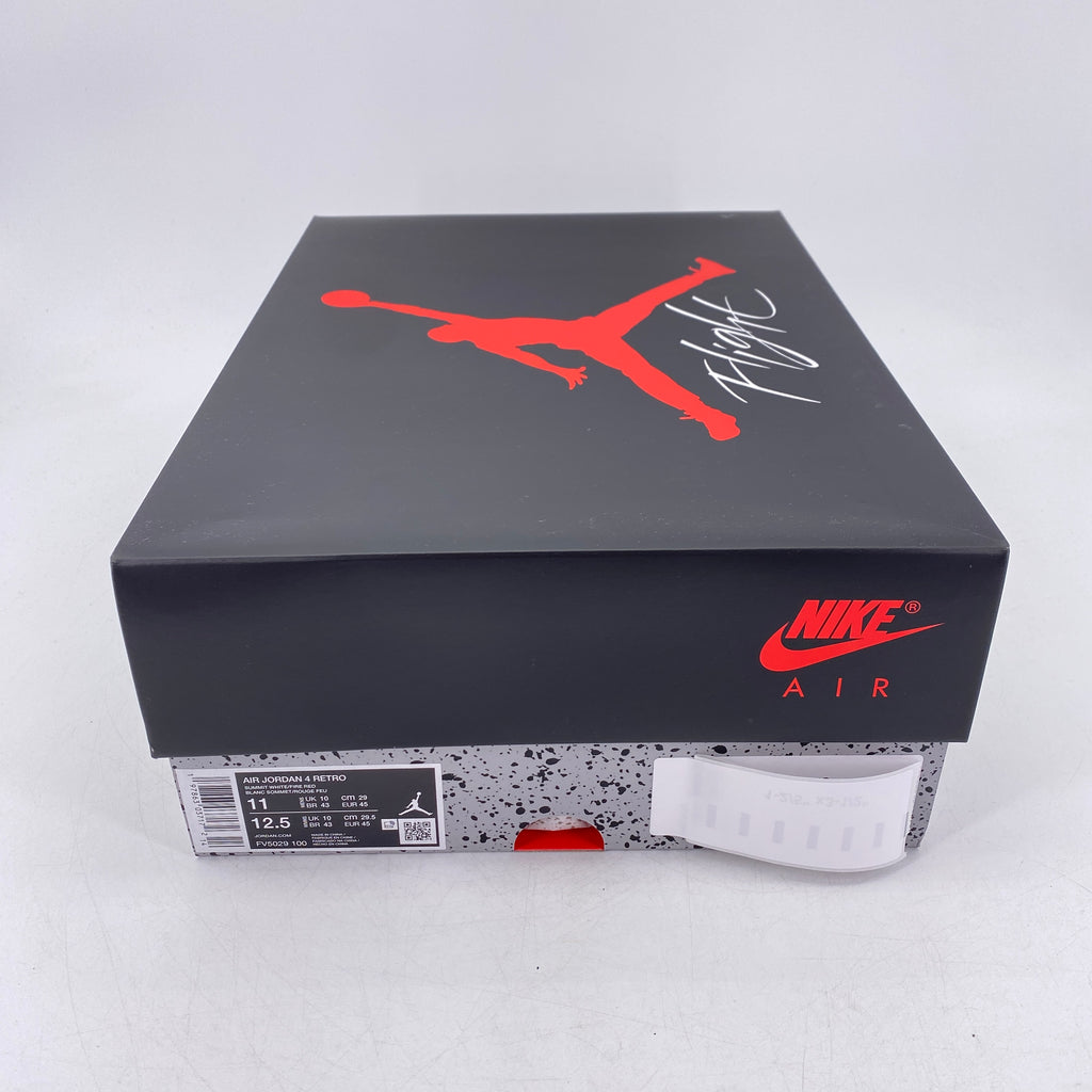 Air Jordan 4 Retro "White Cement" 2025 New Size 11