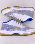 Air Jordan 11 Retro Low IE "White Argon Blue" 2007 Used Size 11.5