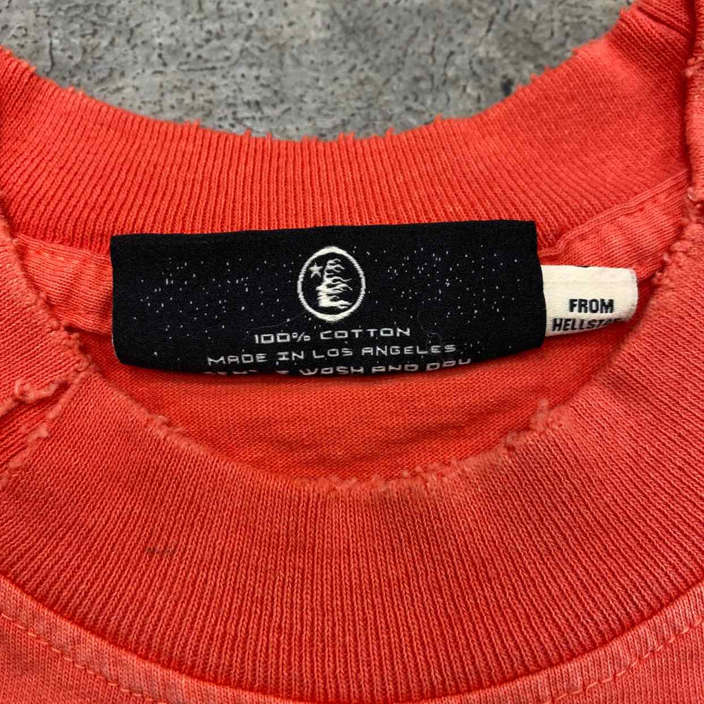 Hellstar T-Shirt "CRACKED" Red New Size XL
