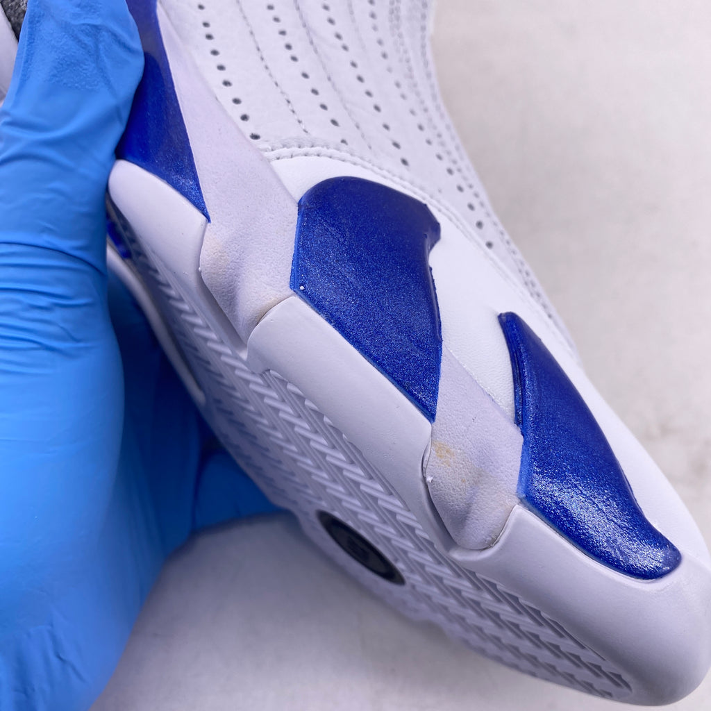 Air Jordan 14 Retro "White Hyper Royal" 2020 New Size 8