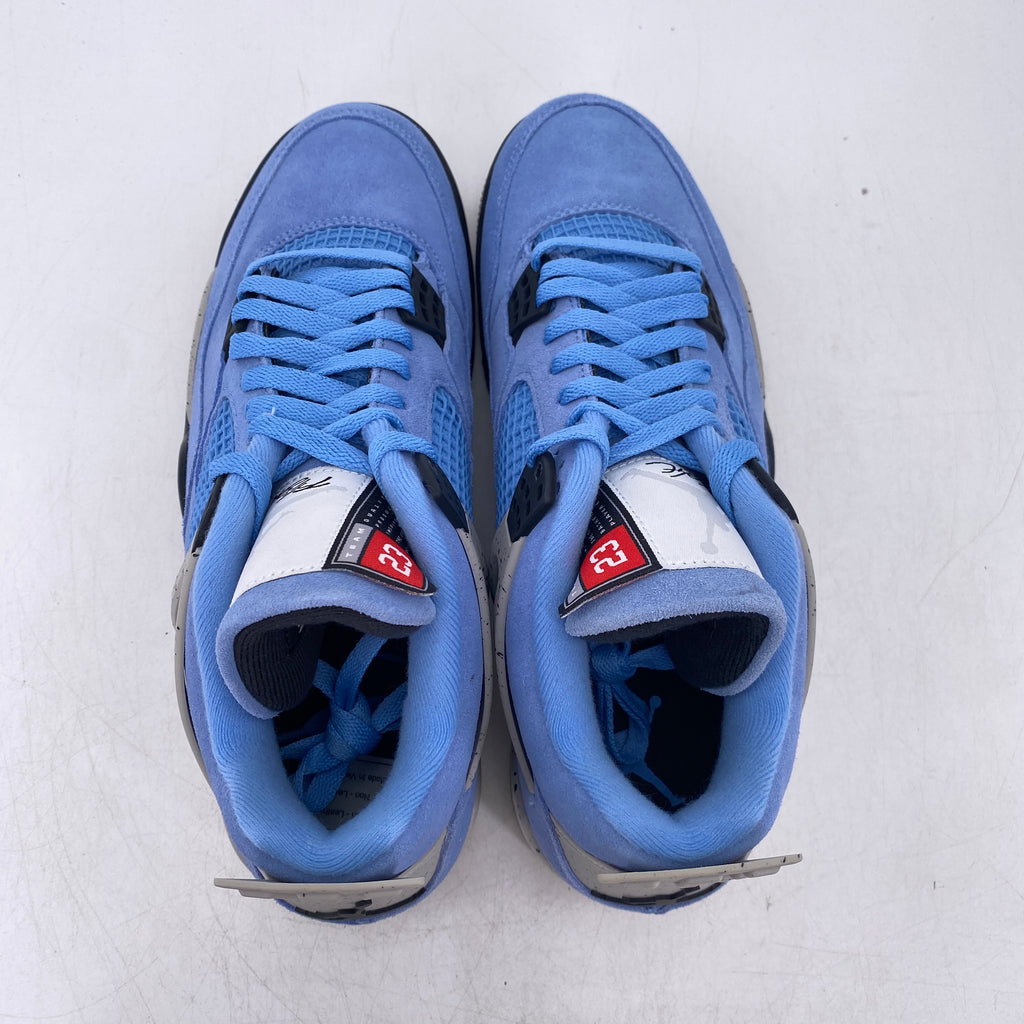 Air Jordan 4 Retro "University Blue" 2021 New Size 9.5