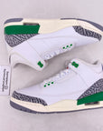Air Jordan (W) 3 Retro "Lucky Green" 2023 New Size 9.5W
