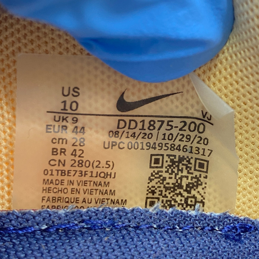 Nike Vaporwaffle / Sacai "Sesame Blue Void" 2021 Used Size 10