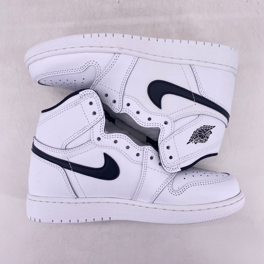 Air Jordan (GS) 1 Retro High OG "Ying Yang White" 2016 New Size 4Y