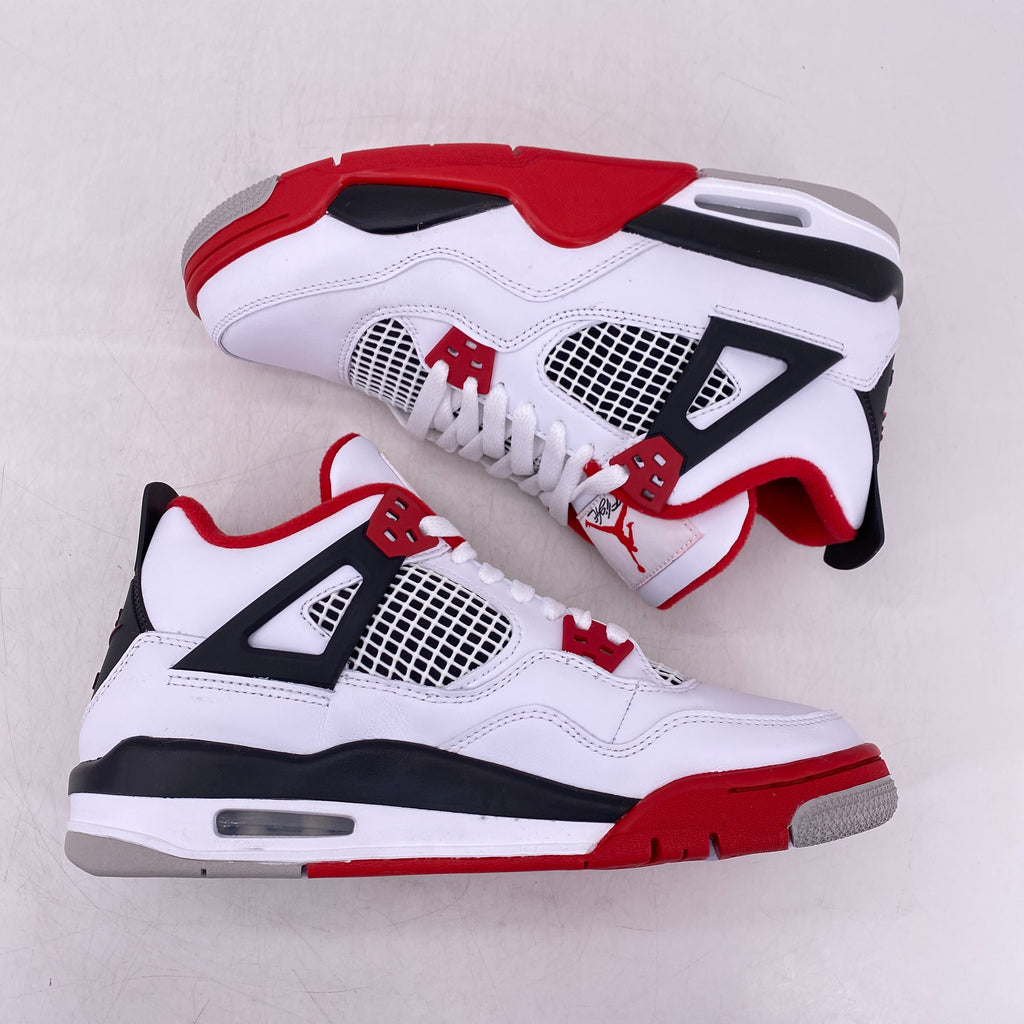 Air Jordan (GS) 4 Retro "Fire Red" 2020 New Size 7Y