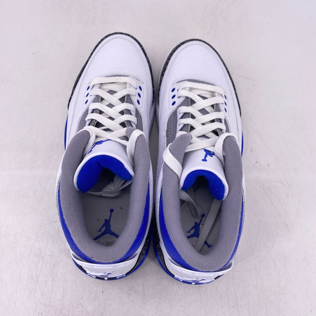 Air Jordan 3 Retro "Racer Blue" 2021 New Size 9.5