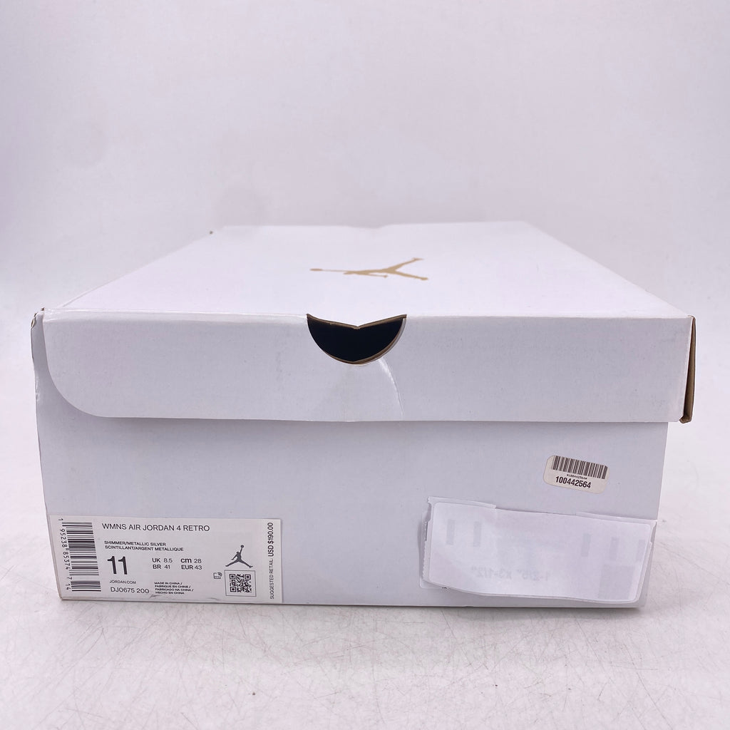 Air Jordan (W) 4 Retro "Shimmer" 2021 New Size 11W