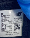 New Balance 550 "White Black" 2021 New Size 12