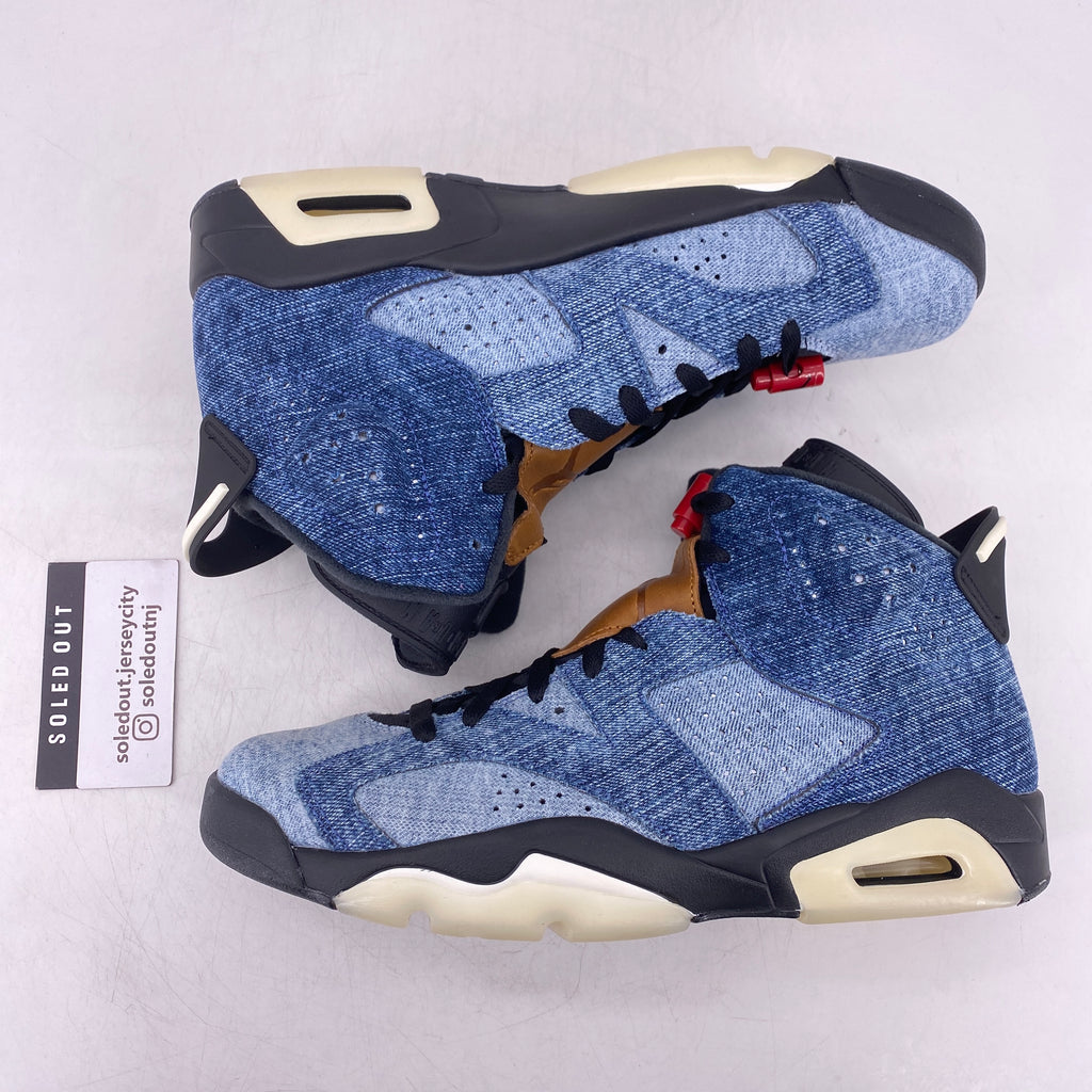 Air Jordan 6 Retro "Washed Denim" 2019 New (Cond) Size 9.5
