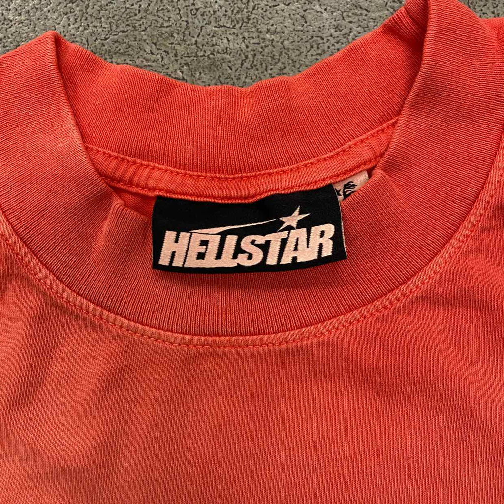 Hellstar T-Shirt "BOX LOGO" Red New Size S