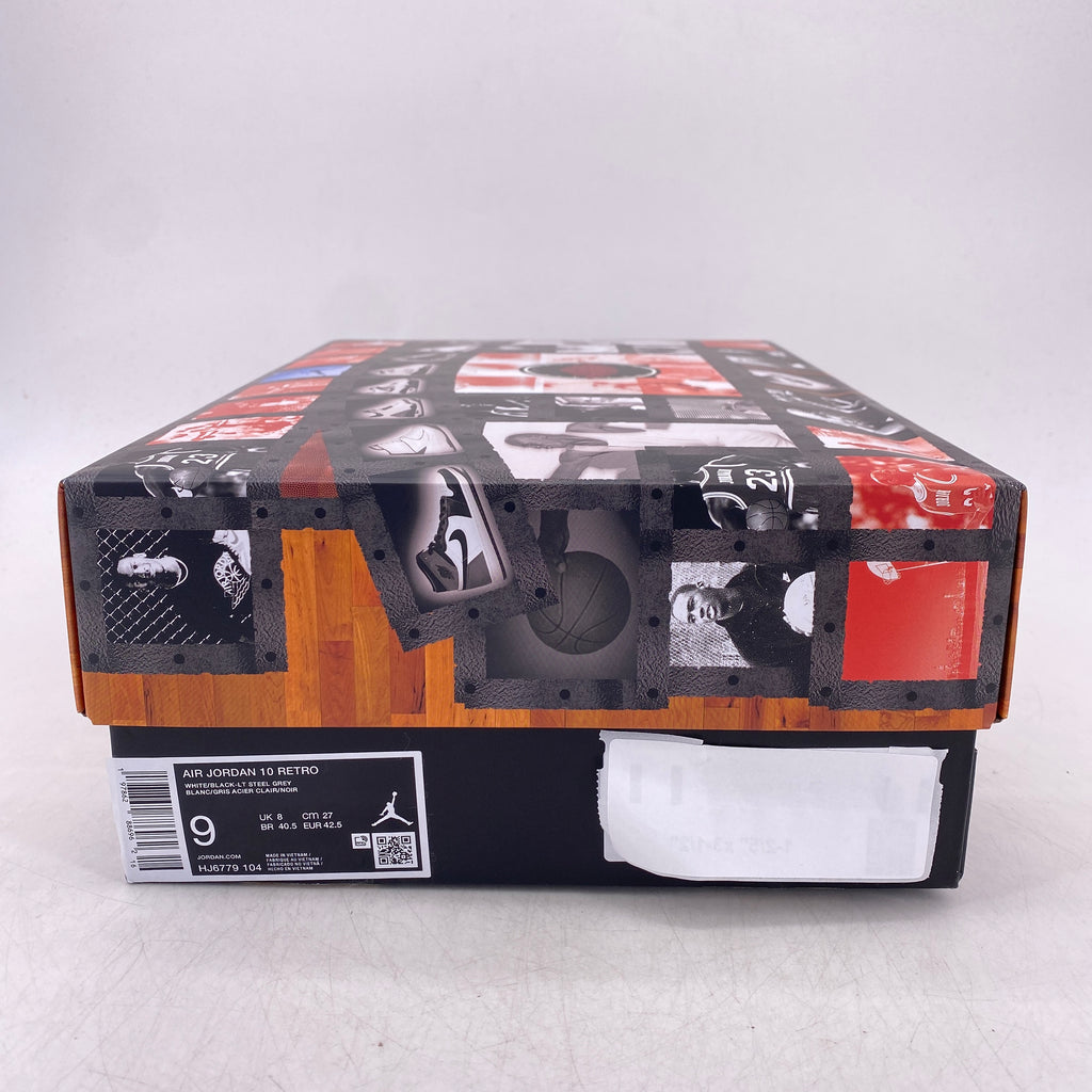 Air Jordan 10 Retro "Steel" 2025 New Size 9