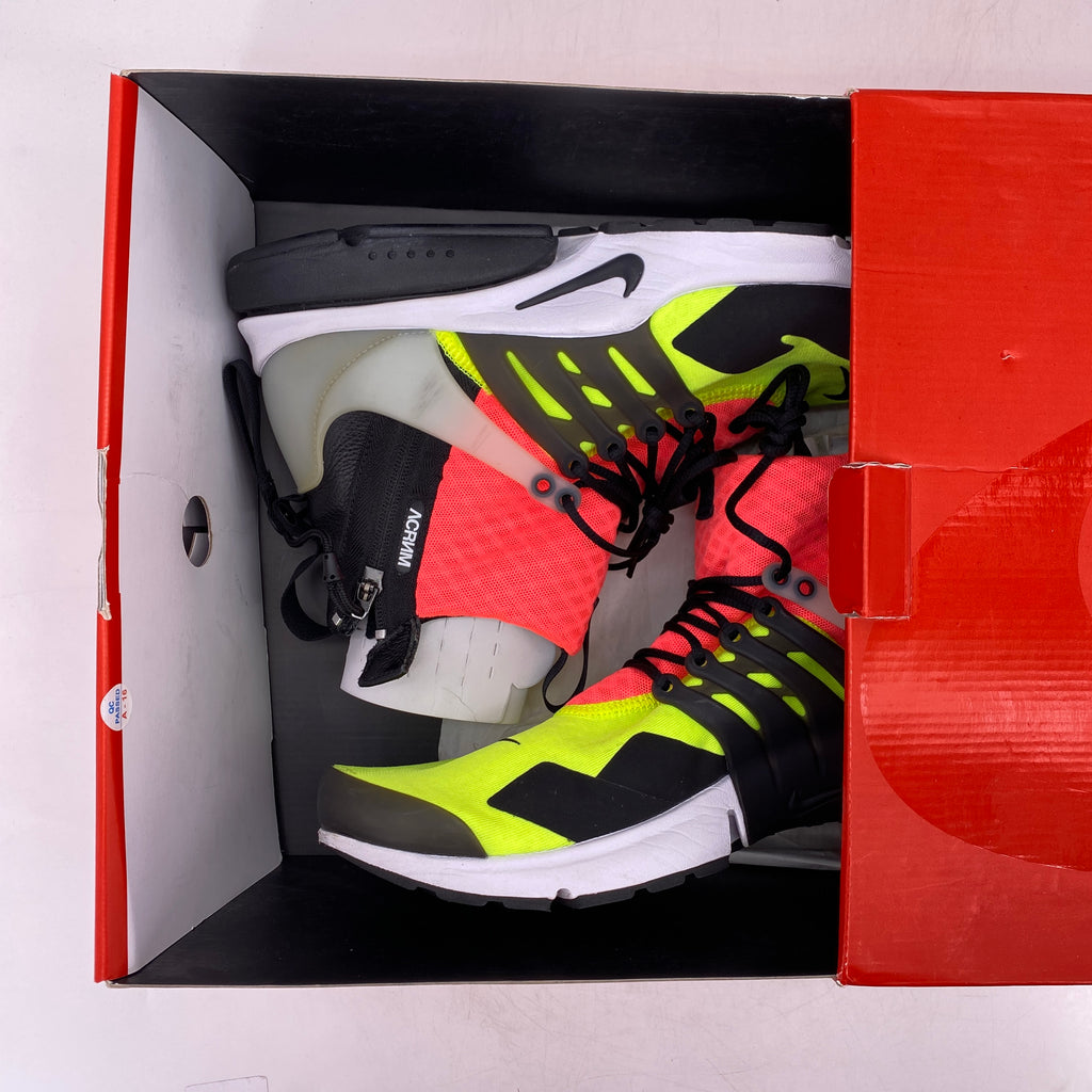 Nike Air Presto Mid "Acronym Volt" 2016 Used Size XL