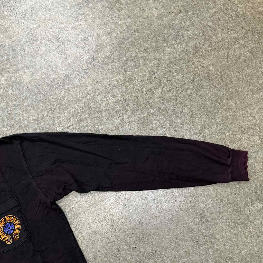 Chrome Hearts Long Sleeve "HORSESHOE STAFF" Black Used Size XL