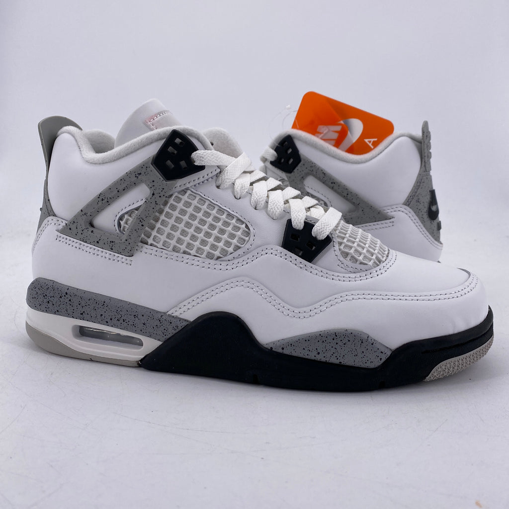 Air Jordan (GS) 4 Retro "White Cement" 2025 New Size 7Y