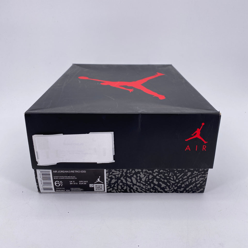 Air Jordan (GS) 3 Retro "White Cement" 2023 New Size 6.5Y