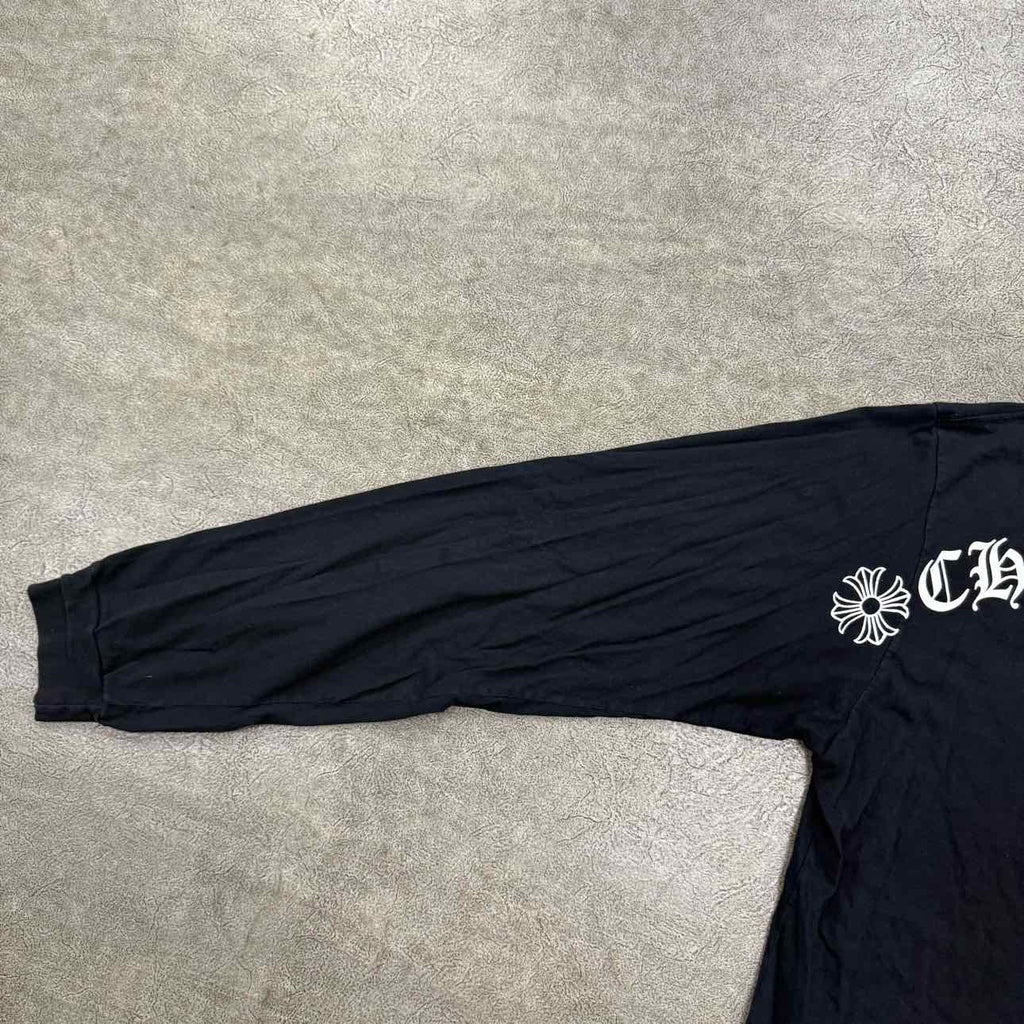 Chrome Hearts Long Sleeve "ARC LOGO" Black Used Size 2XL