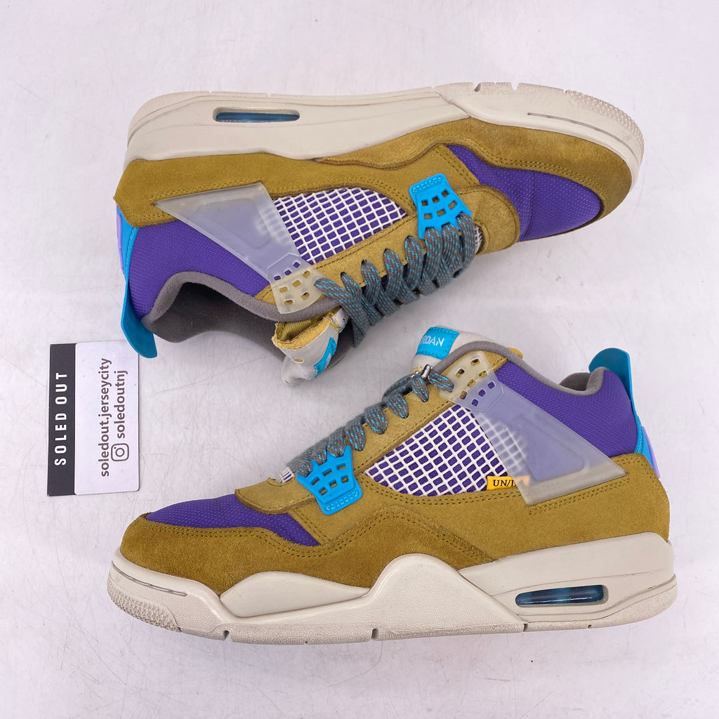 Air Jordan 4 Retro "Union Desert Moss" 2021 Used Size 8.5