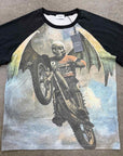 Rhude Long Sleeve "LEAP OF FAITH" White Used Size XL