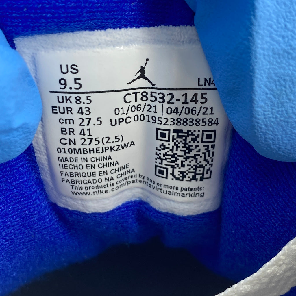 Air Jordan 3 Retro "Racer Blue" 2021 New Size 9.5